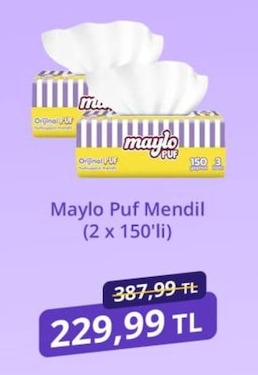 Maylo Puf Mendil (2 X 150'Li)