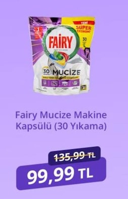 Fairy Mucize Makine Kapsülü (30 Yıkama)