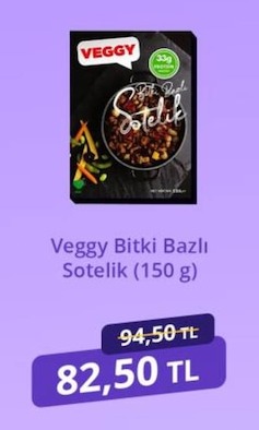Veggy Bitki Bazlı Sotelik 150G
