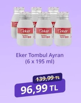 Eker Tombul Ayran (6 X 195 Ml)