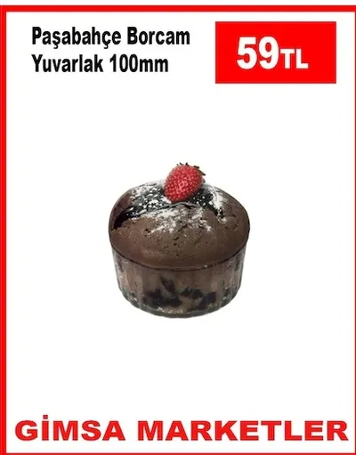 Paşabahçe Borcam Yuvarlak 100Mm