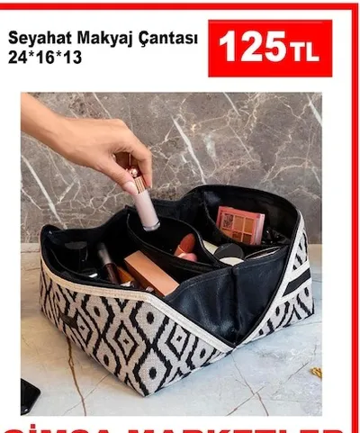 Seyahat Makyaj Çantası 24*16*13