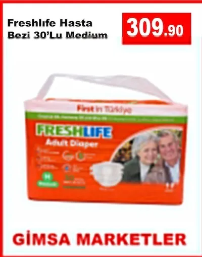 Freshlife Hasta Bezi 30'Lu Medium