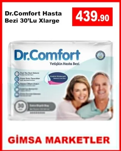 Dr.Comfort Hasta Bezi 30'Lu Xlarge