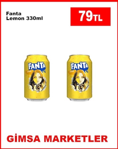 Fanta Lemon 330Ml