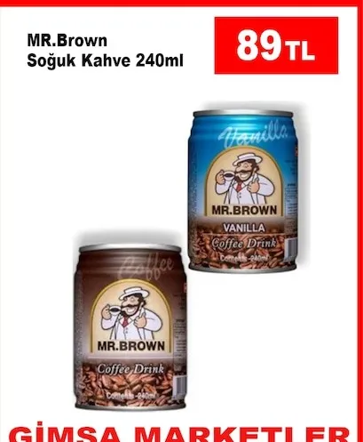 Mr. Brown Soğuk Kahve 240Ml