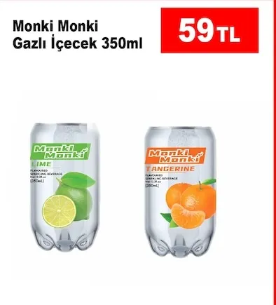 Monki Monki Gazlı İçecek 350Ml