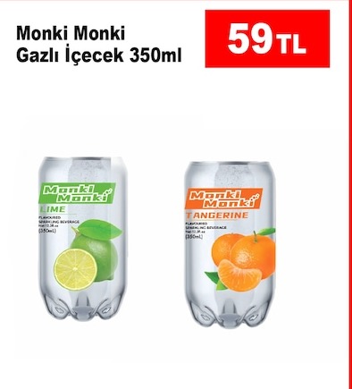 Monki Monki Gazlı İçecek 350Ml