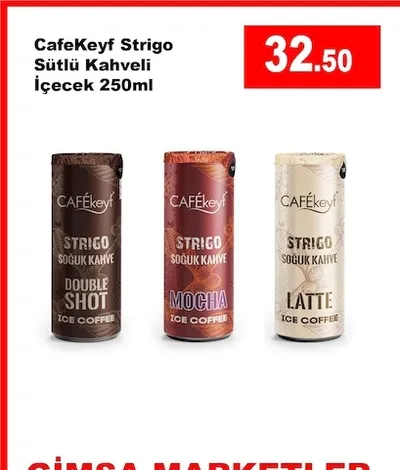 Cafekeyf Strigo Sütlü Kahveli İçecek 250Ml