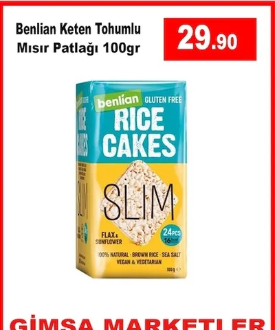 Benlian Keten Tohumlu Mısır Patlağı 100Gr