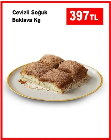 Cevizli Soğuk Baklava Kg