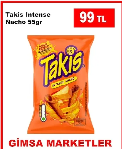 Takis Intense Nacho 55Gr