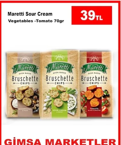Maretti Sour Cream Vegetables -Tomato 70Gr