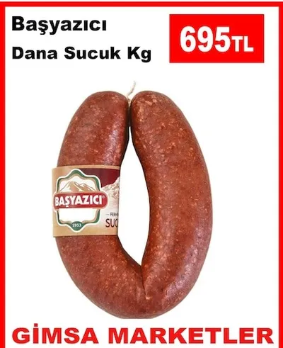 Başyazıcı Dana Sucuk Kg