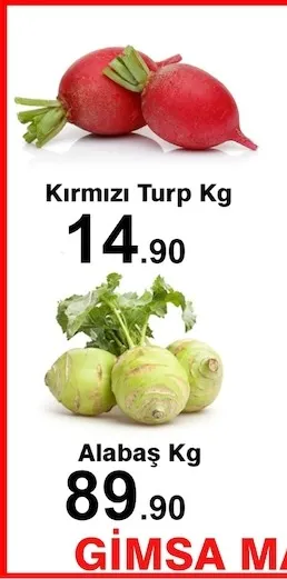 Kırmızı Turp Kg