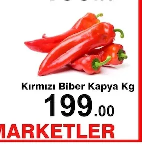 Kırmızı Biber Kapya Kg