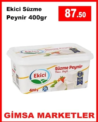 Ekici Süzme Peynir 400Gr