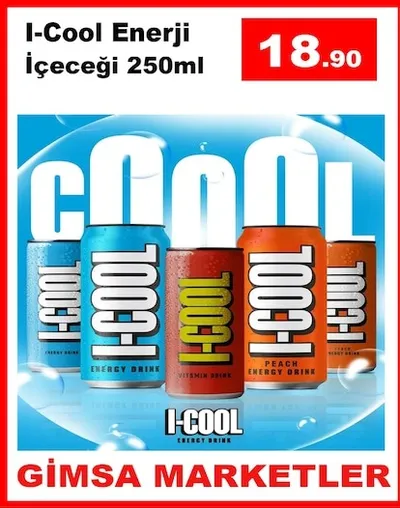 I-Cool Enerji İçeceği 250Ml