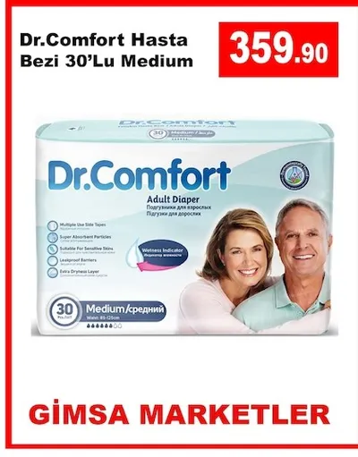 Dr.Comfort Hasta Bezi 30'Lu Medium