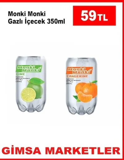 Monki Monki Gazlı İçecek 350Ml