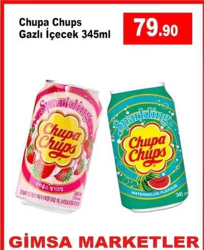 Chupa Chups Gazlı İçecek 345Ml