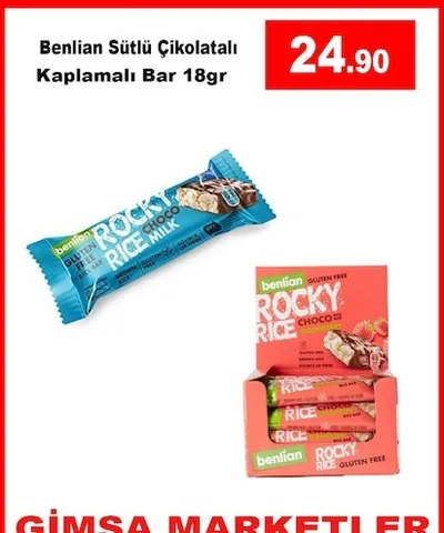Benlian Sütlü Çikolatalı Kaplamalı Bar 18Gr