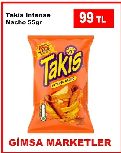 Takis Intense Nacho 55Gr