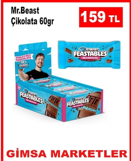 Mr.Beast Çikolata 60Gr