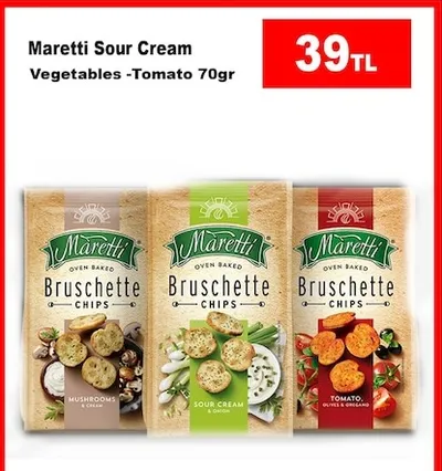 Maretti Sour Cream Vegetables -Tomato 70Gr