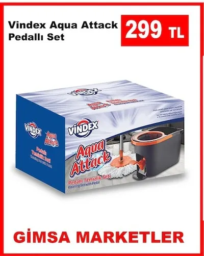 Vindex Aqua Attack Pedallı Set