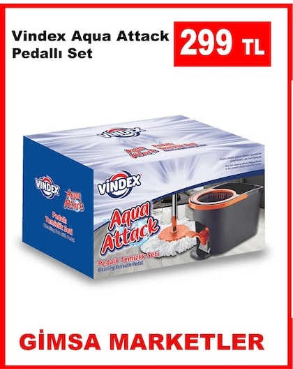 Vindex Aqua Attack Pedallı Set