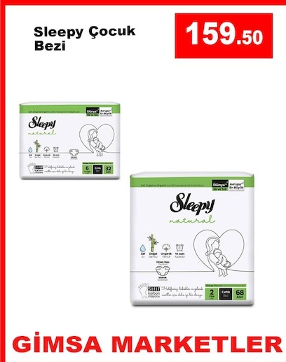Sleepy Çocuk Bezi