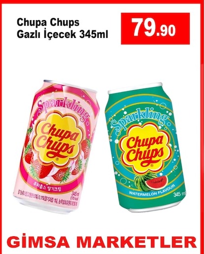 Chupa Chups Gazlı İçecek 345Ml