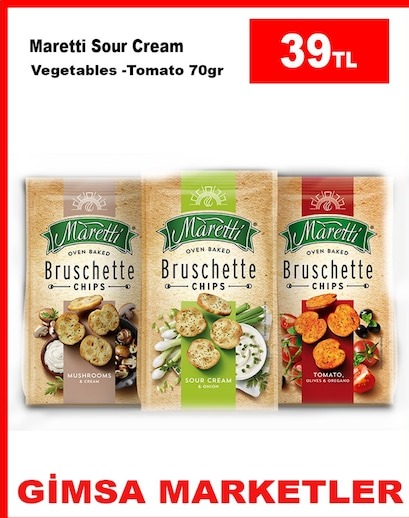 Maretti Sour Cream Vegetables -Tomato 70Gr