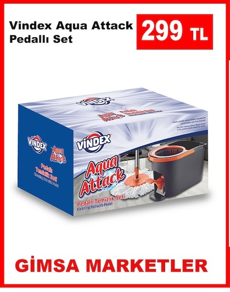 Vindex Aqua Attack Pedallı Set