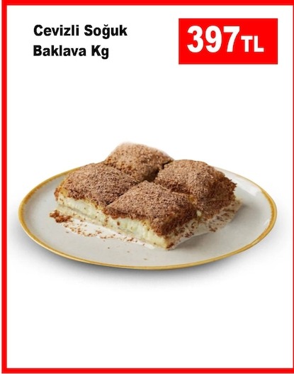Cevizli Soğuk Baklava Kg