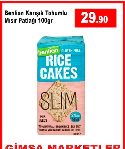 Benlian Karışık Tohumlu Mısır Patlağı 100Gr