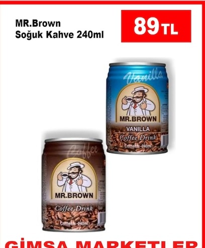 Mr. Brown Soğuk Kahve 240Ml