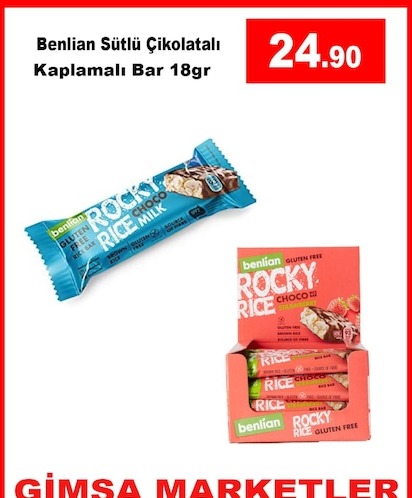 Benlian Sütlü Çikolatalı Kaplamalı Bar 18Gr