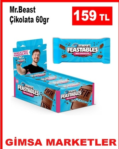 Mr.Beast Çikolata 60Gr