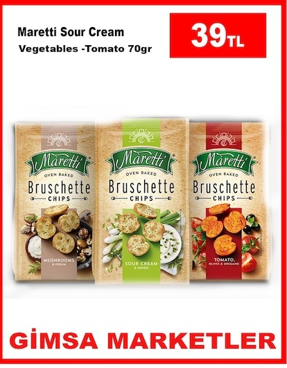 Maretti Sour Cream Vegetables -Tomato 70Gr
