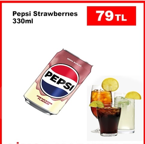 Pepsi Strawberries 330Ml