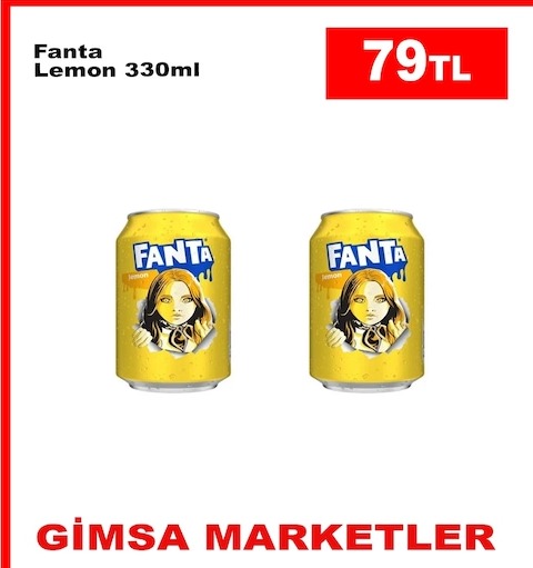 Fanta Lemon 330Ml