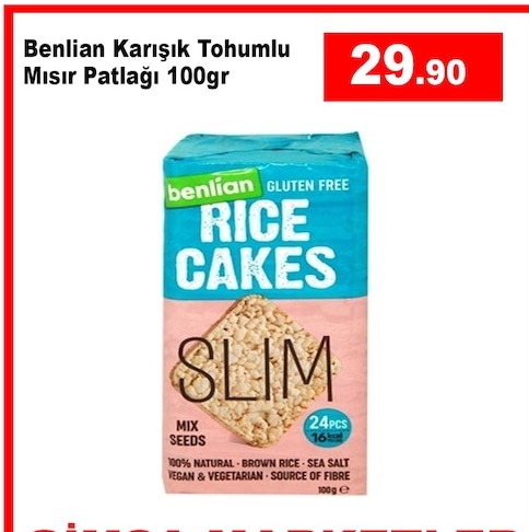 Benlian Karışık Tohumlu Mısır Patlağı 100Gr