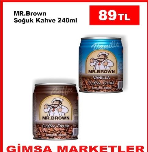 Mr. Brown Soğuk Kahve 240Ml