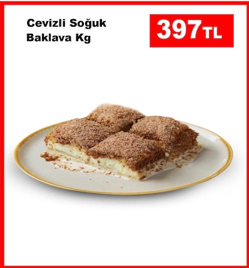 Cevizli Soğuk Baklava Kg