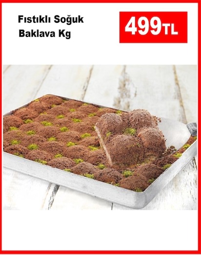 Fıstıklı Soğuk Baklava Kg