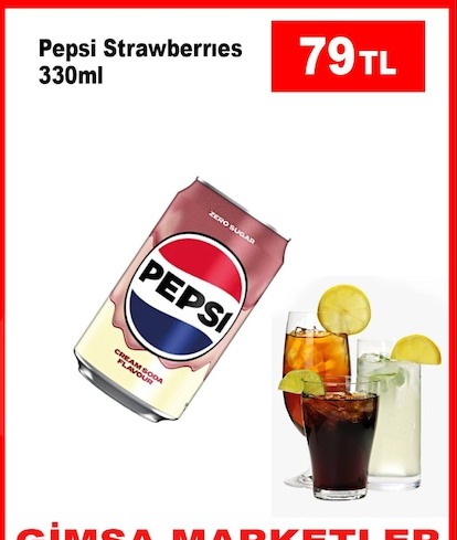 Pepsi Strawberries 330Ml