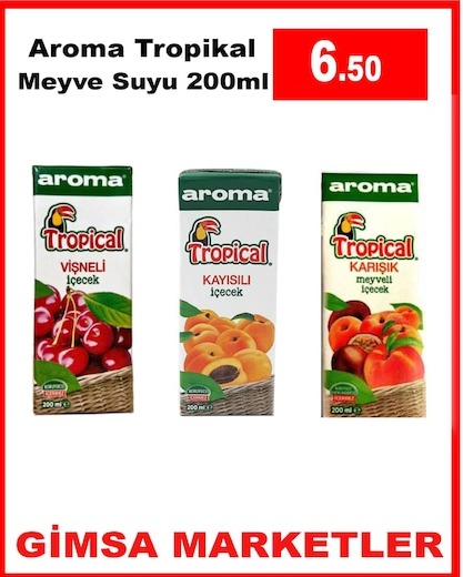 Aroma Tropikal Meyve Suyu 200Ml