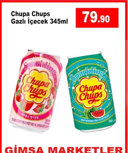 Chupa Chups Gazlı İçecek 345Ml